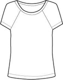 2231 EMILY Raglan t-shirt sewing pattern